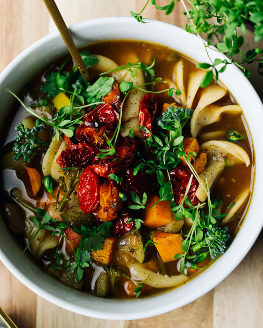 10 Warming Winter Microgreen Soups