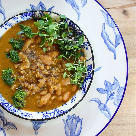 Bean Soup with Picada