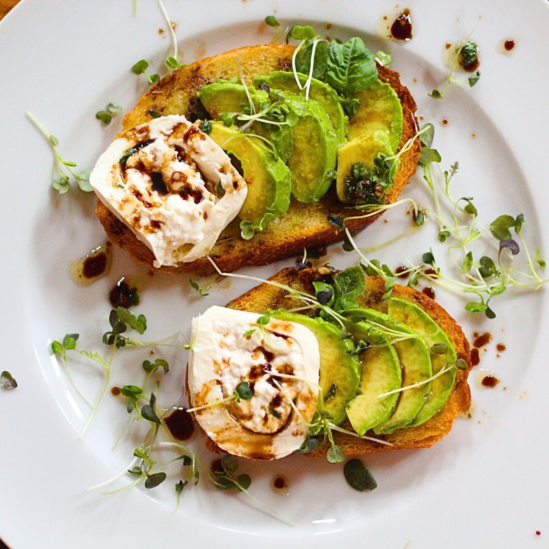 Black Truffle Burrata Avocado Toast