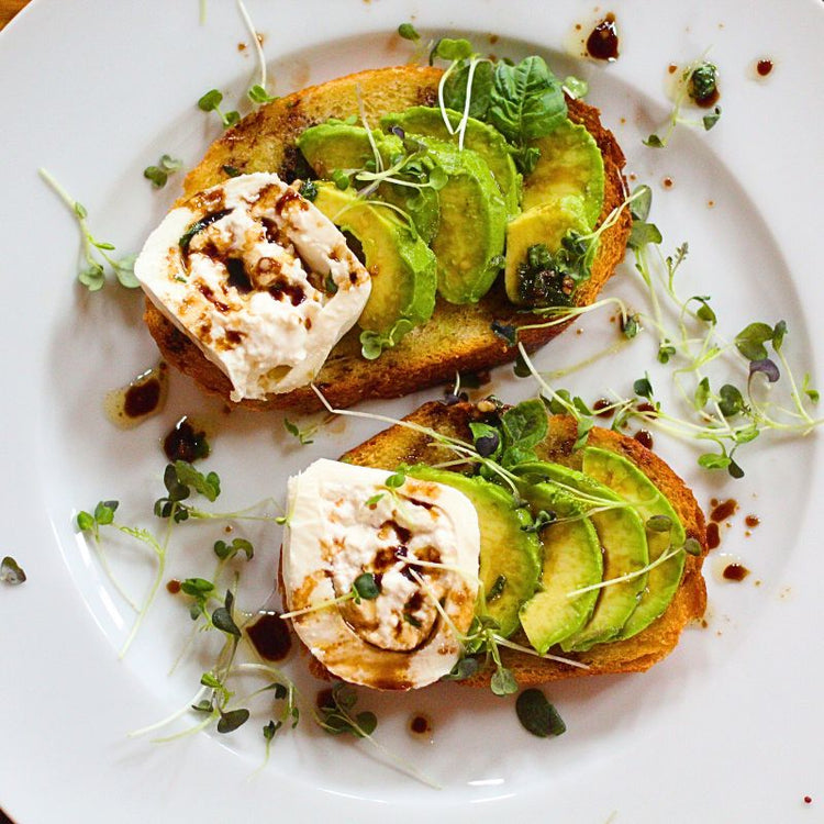 Black Truffle Burrata Avocado Toast Hamama