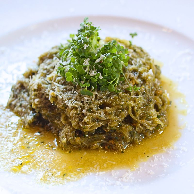 Pesto Spaghetti Squash