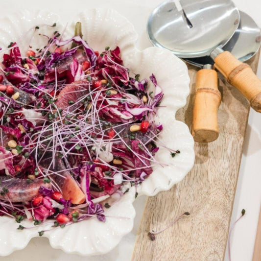 Bittersweet Salad with Cabbage Microgreens
