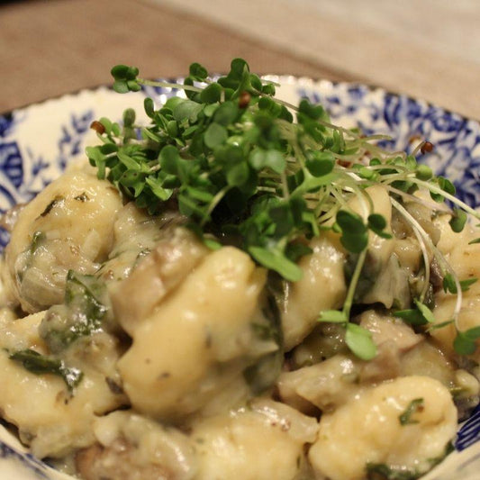 Creamy Spinach & Mushroom Gnocchi