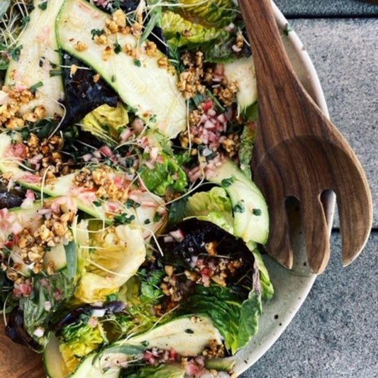 Little Gem Salad with Microgreens