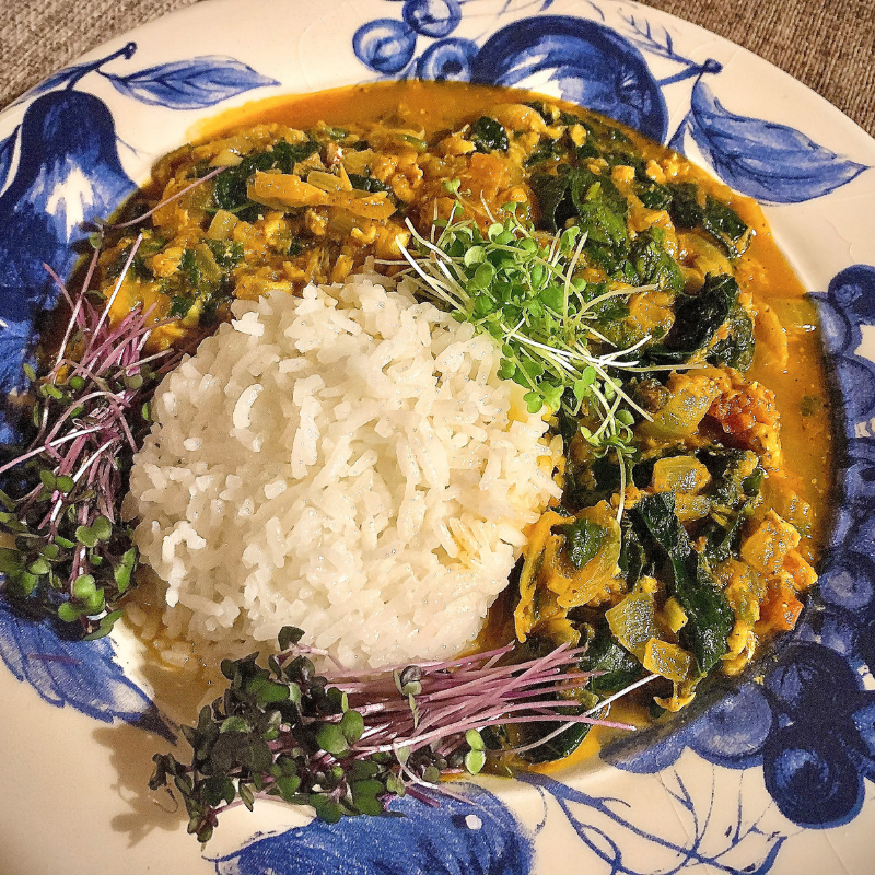Cardamom Curry with Basmati Rice