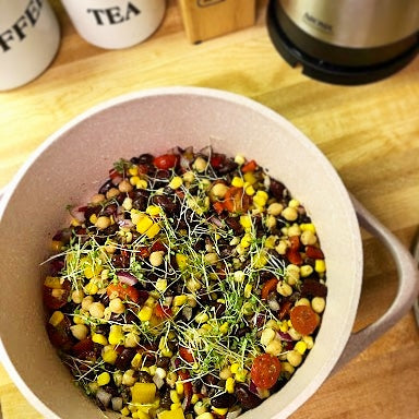 Earthy Clover Black Bean Salad