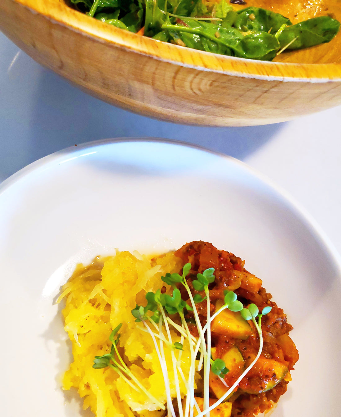 Roasted Spaghetti Squash Bolognese