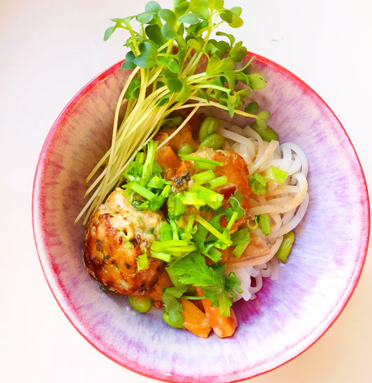 Thai Ginger Chicken Meatballs