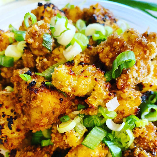 Honey Garlic Cauliflower Bites