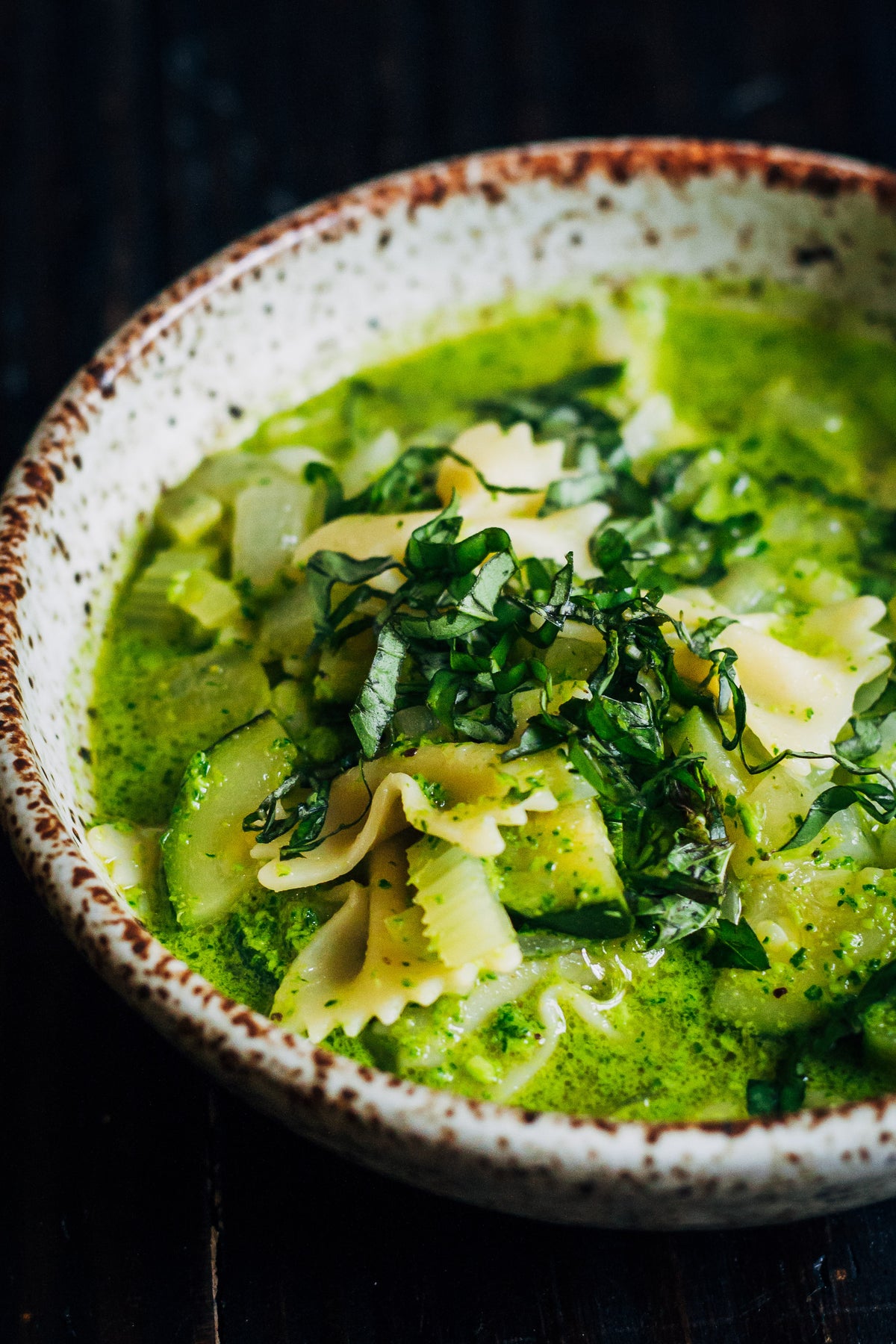 Microgreen Pesto Vegetable Soup – Hamama