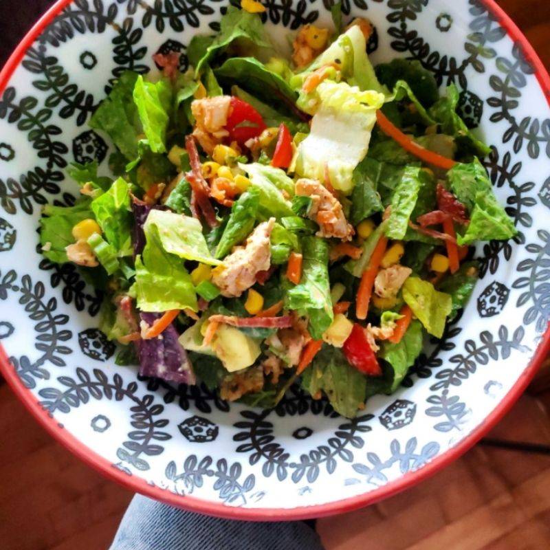 Tangy BBQ Chicken Chopped Salad