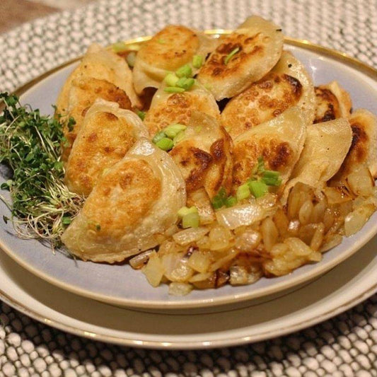 Potato, Onion & Goat Brie Cheese Pierogi