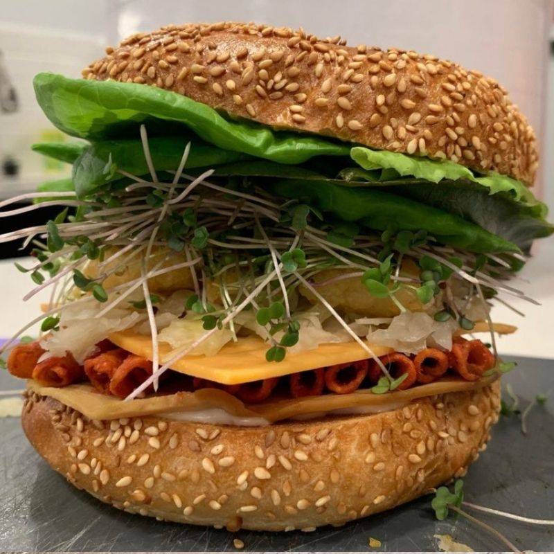 The Ultimate Vegan Breakfast Bagel