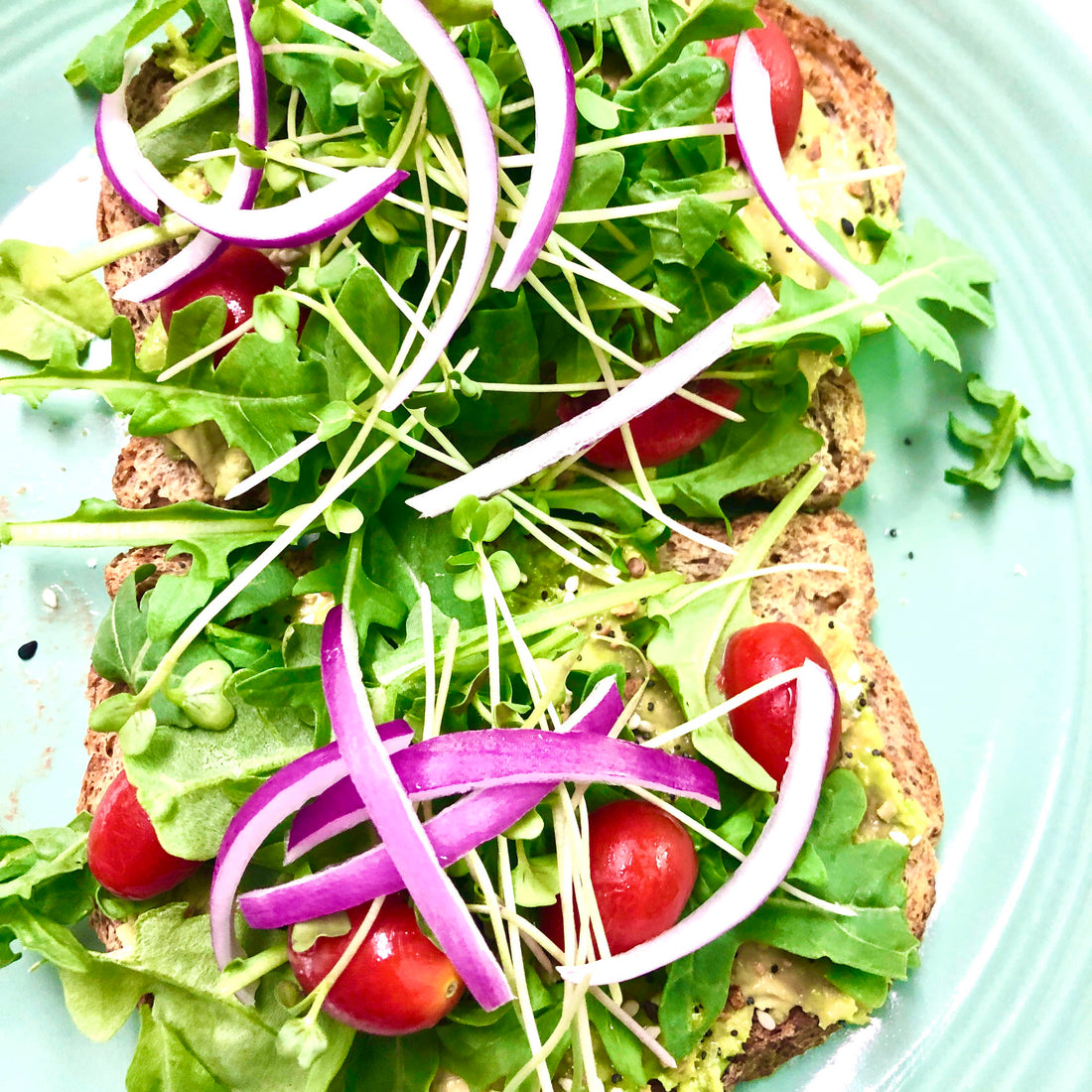 Fresh Microgreen Avocado Toast