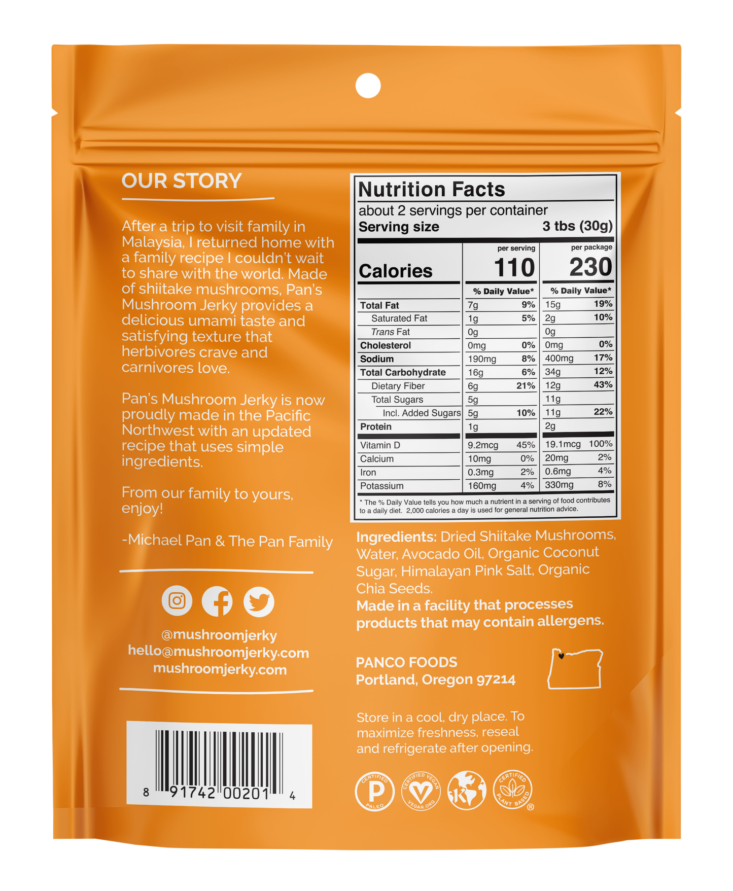 Original Mushroom Jerky