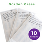 Garden Cress 10-Pack Seed Quilt Refill